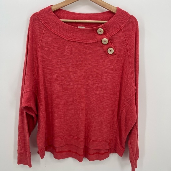 We The Free L Don’t Forget Me Side Burton Relaxed Fit Loungewear Sweatshirt - Picture 1 of 9